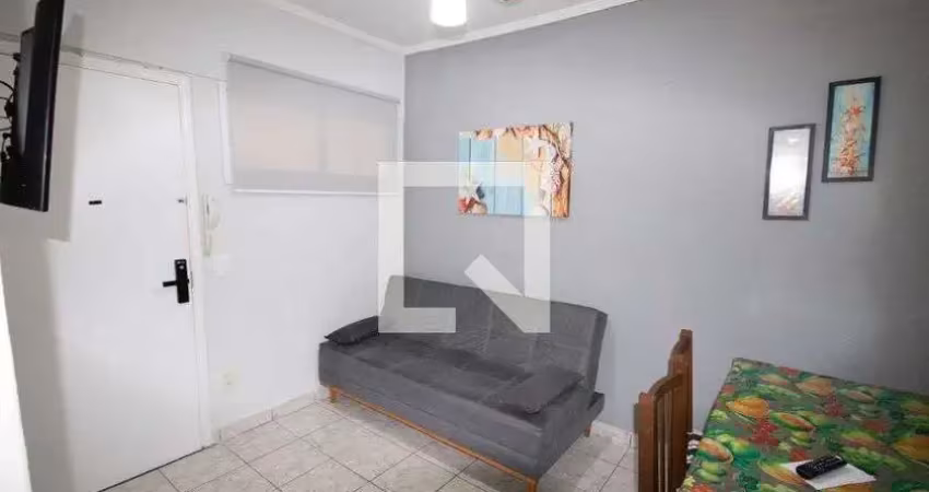 Apartamento para aluguel - canto do forte, 1 quarto,  32 m² - praia grande