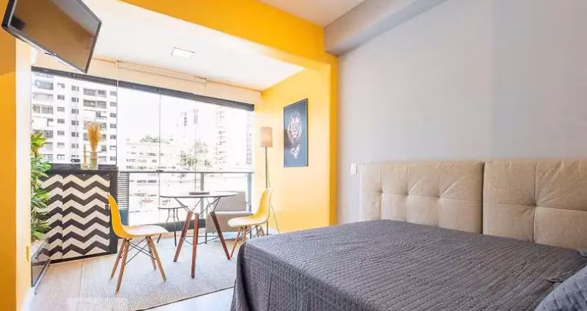 Kitnet / stúdio para aluguel - pinheiros, 1 quarto,  28 m² - são paulo