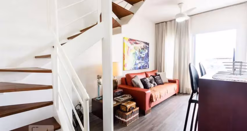 Apartamento para aluguel - gonzaga , 1 quarto,  60 m² - santos
