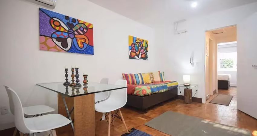 Apartamento para aluguel - real parque, 1 quarto,  50 m² - são paulo