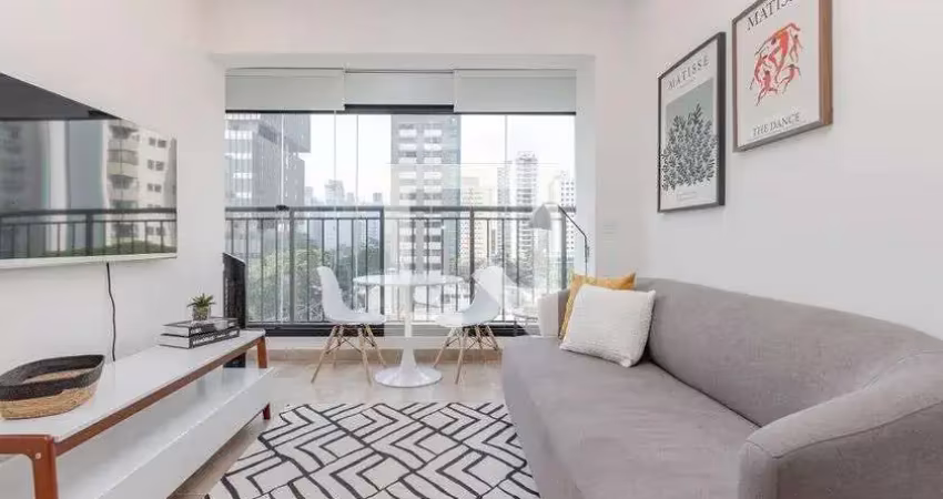 Apartamento para aluguel - brooklin, 1 quarto,  32 m² - são paulo