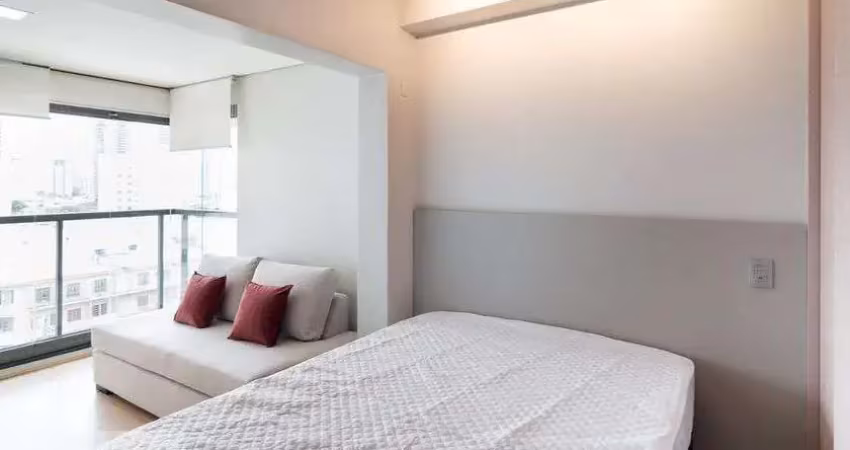 Kitnet / stúdio para aluguel - brooklin, 1 quarto,  30 m² - são paulo
