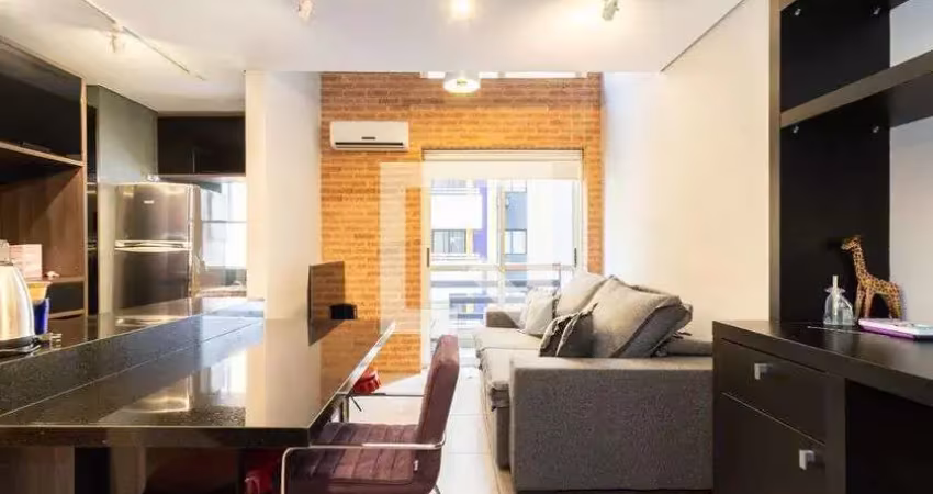 Apartamento para aluguel - moema, 1 quarto,  45 m² - são paulo