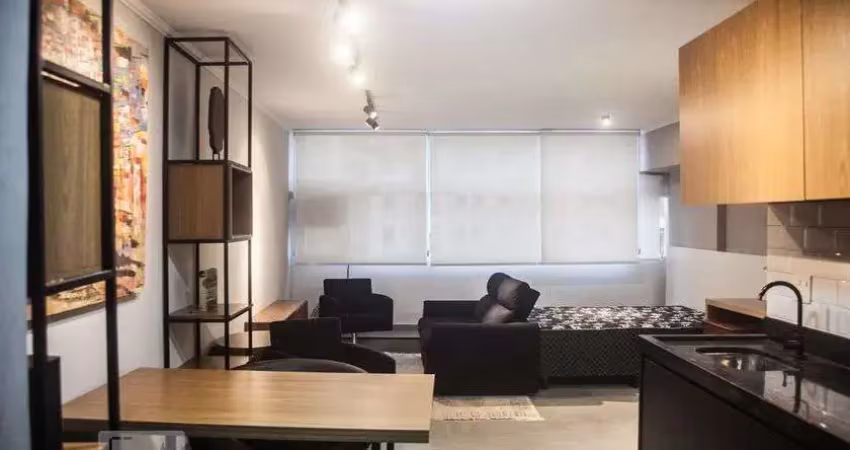 Kitnet / stúdio para aluguel - centro, 1 quarto,  55 m² - são paulo
