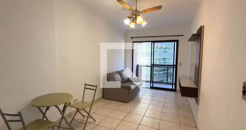 Apartamento para aluguel - guilhermina, 1 quarto,  60 m² - praia grande
