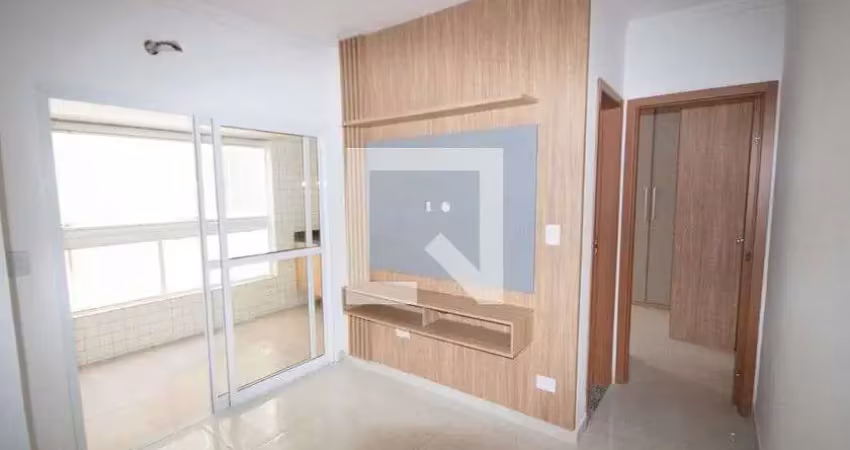 Apartamento para aluguel - vila caiçara, 1 quarto,  50 m² - praia grande