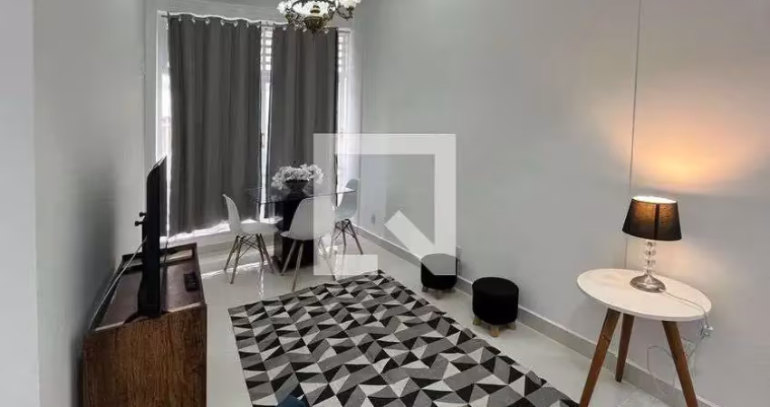 Apartamento para aluguel - boqueirão, 1 quarto,  52 m² - santos
