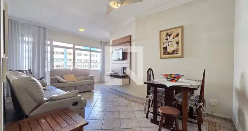 Apartamento para aluguel - gonzaga , 2 quartos,  80 m² - santos