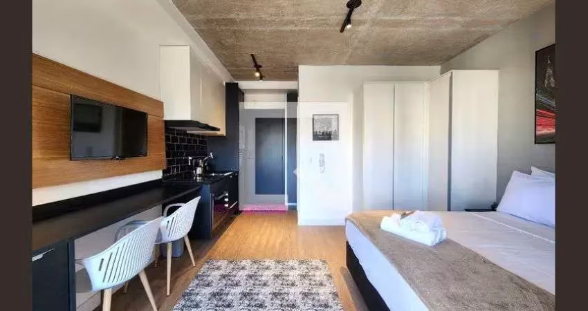 Kitnet / stúdio para aluguel - moema, 1 quarto,  24 m² - são paulo
