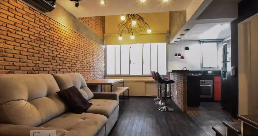 Apartamento para aluguel - brooklin, 1 quarto,  50 m² - são paulo