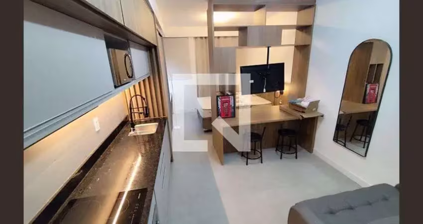 Kitnet / stúdio para aluguel - trindade, 1 quarto,  31 m² - florianópolis