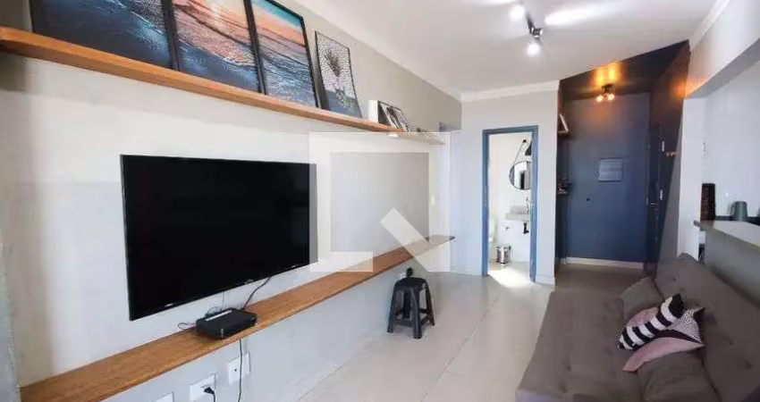 Apartamento para aluguel - vila caiçara, 1 quarto,  59 m² - praia grande