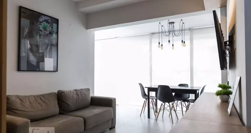 Kitnet / stúdio para aluguel - ponta da praia, 1 quarto,  51 m² - santos