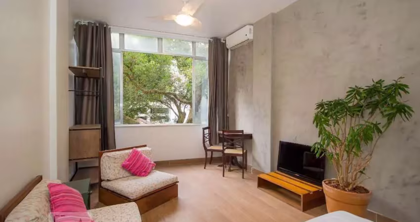 Apartamento para aluguel - leme, 1 quarto,  40 m² - rio de janeiro