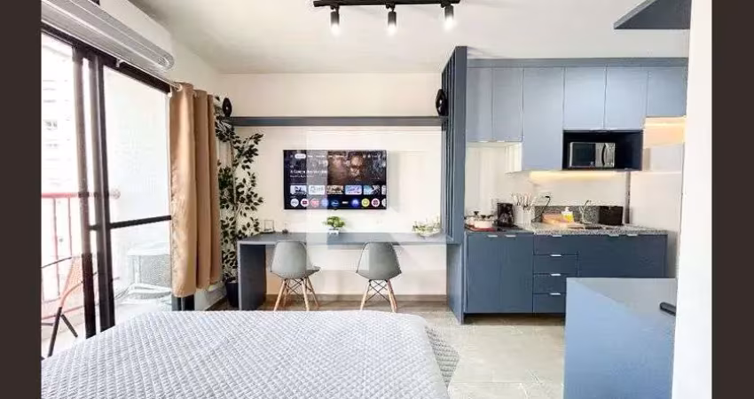 Kitnet / stúdio para aluguel - brooklin, 1 quarto,  26 m² - são paulo