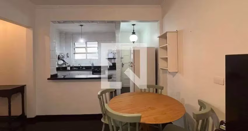 Apartamento para aluguel - gonzaga , 1 quarto,  63 m² - santos