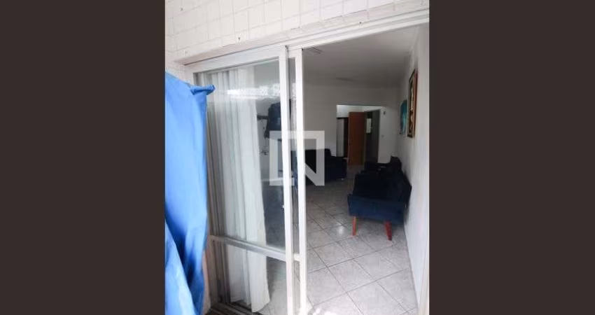 Apartamento para aluguel - vila caiçara, 1 quarto,  60 m² - praia grande