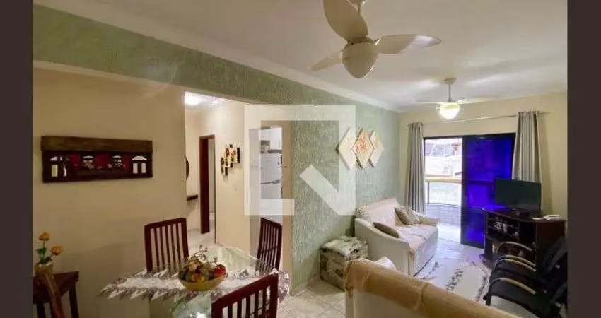 Apartamento para aluguel - vila caiçara, 1 quarto,  69 m² - praia grande