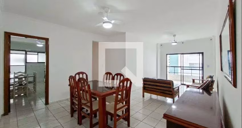 Apartamento para aluguel - guilhermina, 3 quartos,  114 m² - praia grande