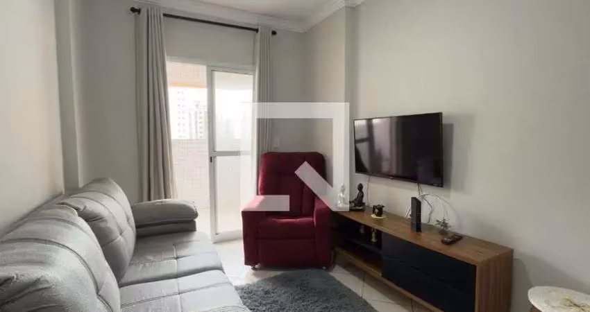 Apartamento para aluguel - cidade ocian, 1 quarto,  45 m² - praia grande