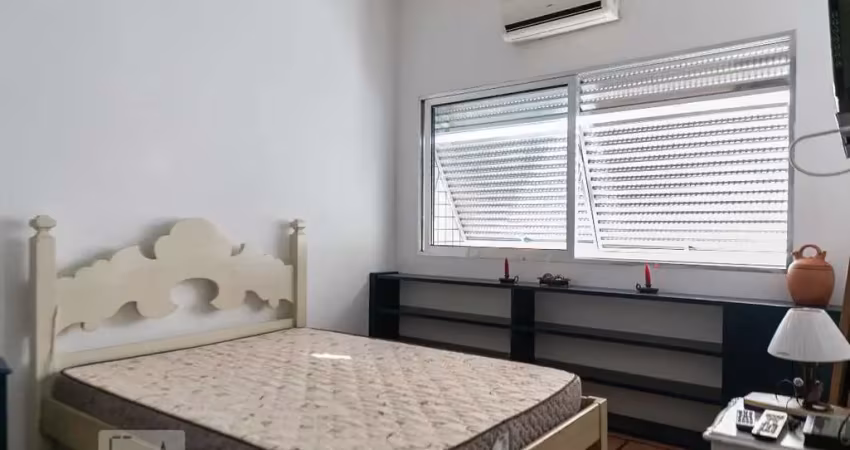 Kitnet / stúdio para aluguel - gonzaga , 1 quarto,  41 m² - santos