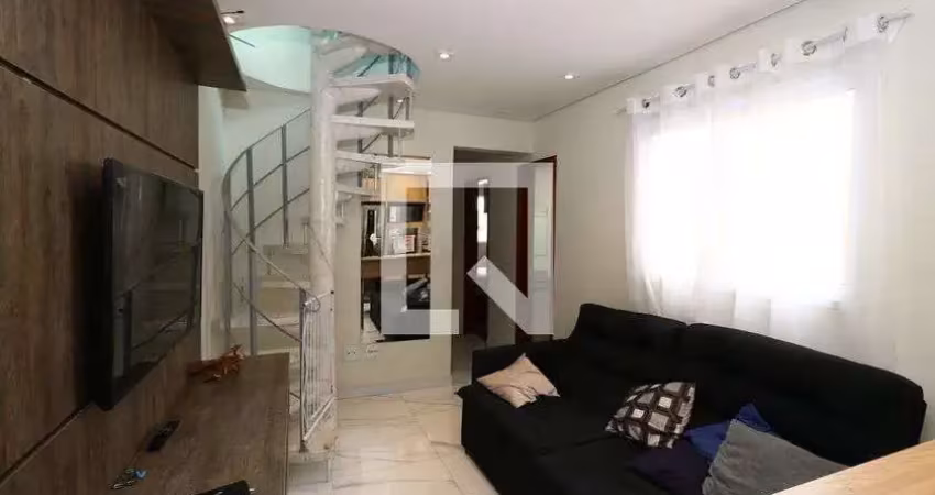 Cobertura para aluguel - vila américa, 2 quartos,  76 m² - santo andré