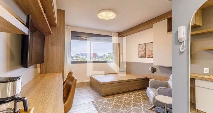 Kitnet / stúdio para aluguel - rio branco, 1 quarto,  25 m² - porto alegre
