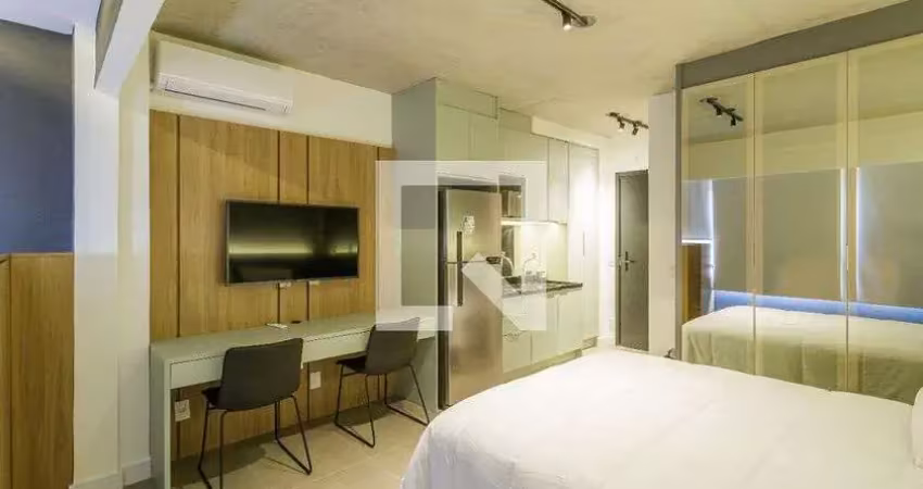 Kitnet / stúdio para aluguel - moema, 1 quarto,  25 m² - são paulo