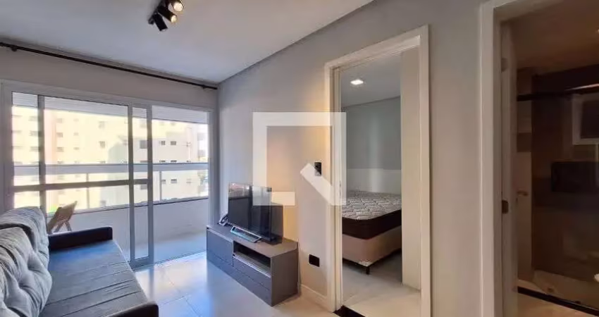 Apartamento para aluguel - vila caiçara, 1 quarto,  40 m² - praia grande