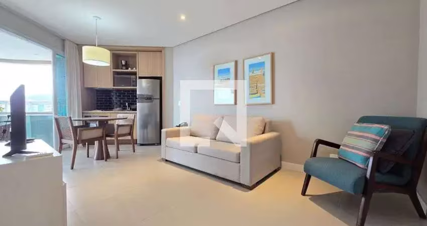 Apartamento para aluguel - gonzaga , 1 quarto,  45 m² - santos
