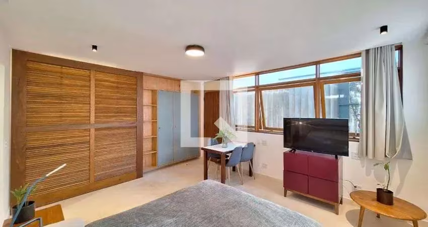 Kitnet / stúdio para aluguel - vila romana, 1 quarto,  55 m² - são paulo
