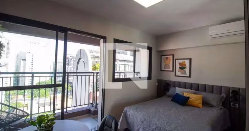 Kitnet / stúdio para aluguel - brooklin, 1 quarto,  24 m² - são paulo