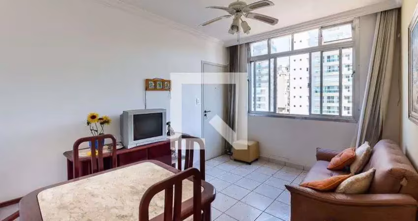 Apartamento para aluguel - josé menino, 1 quarto,  60 m² - santos