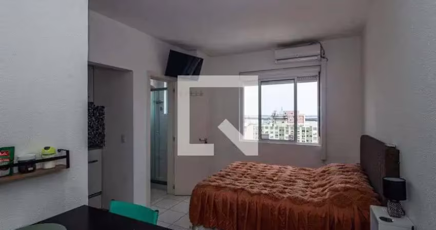 Apartamento para aluguel - centro histórico, 1 quarto,  26 m² - porto alegre