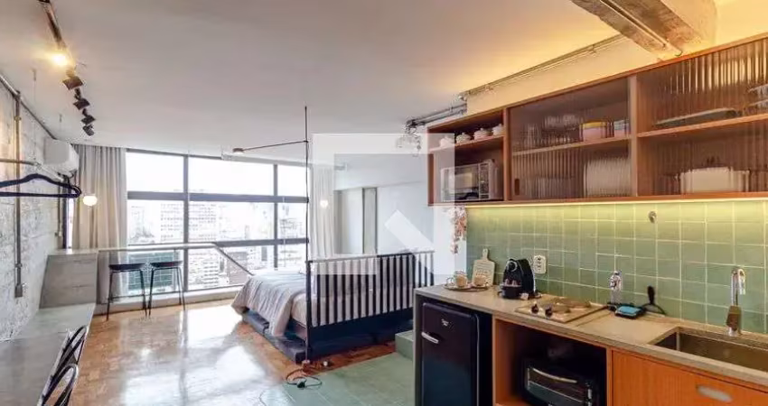 Kitnet / stúdio para aluguel - centro, 1 quarto,  39 m² - são paulo