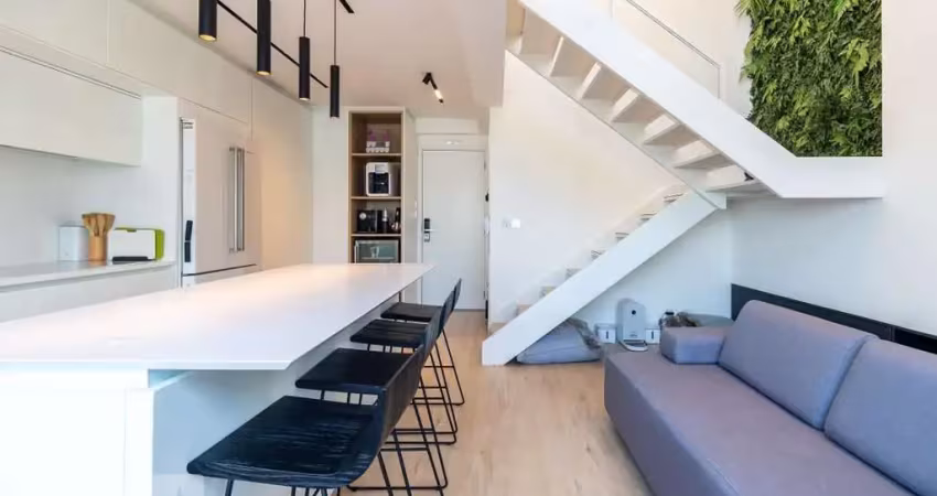 Apartamento para aluguel - brooklin, 1 quarto,  69 m² - são paulo