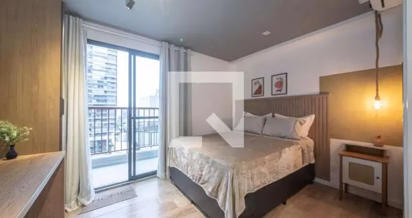 Kitnet / stúdio para aluguel - brooklin, 1 quarto,  24 m² - são paulo