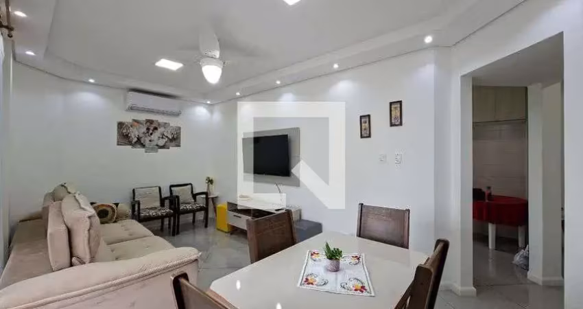 Apartamento para aluguel - vila caiçara, 2 quartos,  78 m² - praia grande
