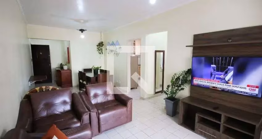 Apartamento para aluguel - vila assunção, 1 quarto,  62 m² - praia grande