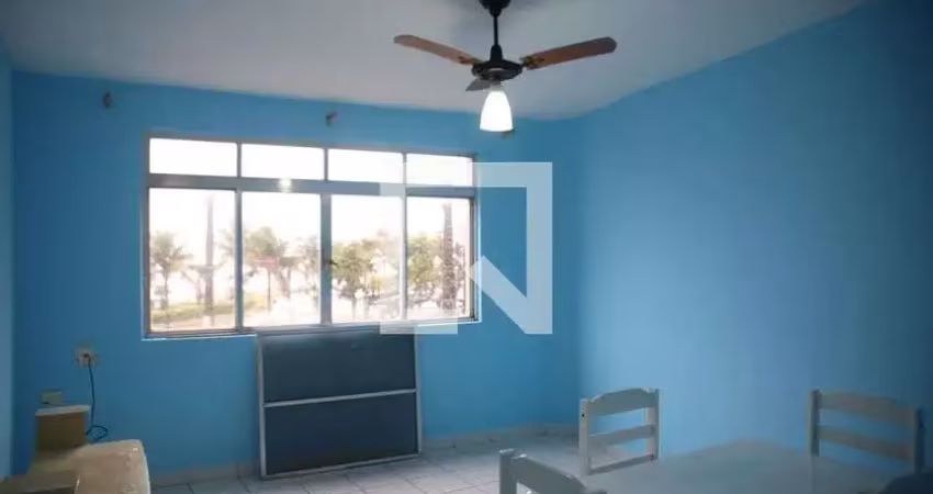 Apartamento para aluguel - vila caiçara, 1 quarto,  55 m² - praia grande