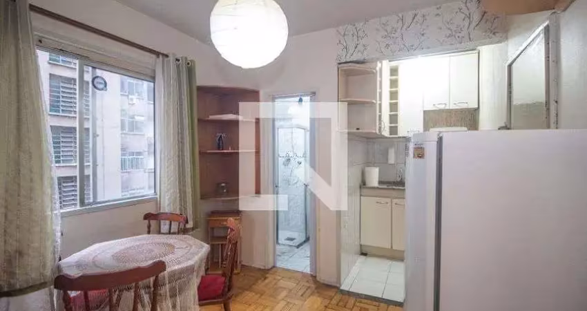 Apartamento para aluguel - centro histórico, 1 quarto,  25 m² - porto alegre