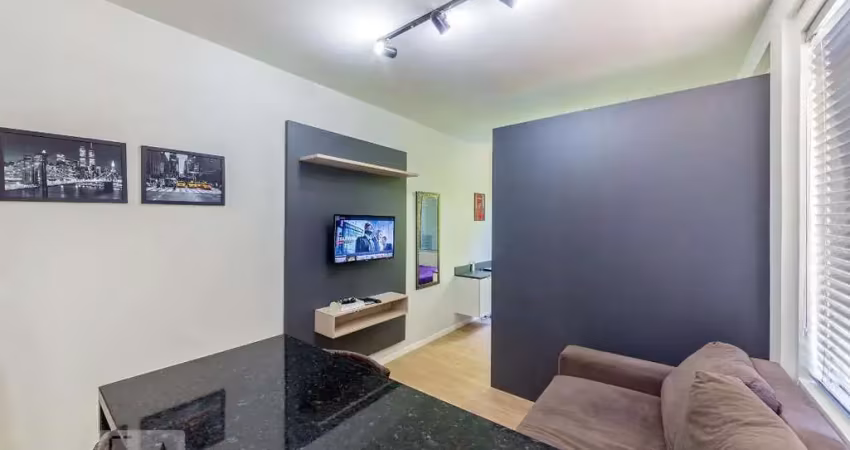 Kitnet / stúdio para aluguel - itacorubi, 1 quarto,  29 m² - florianópolis