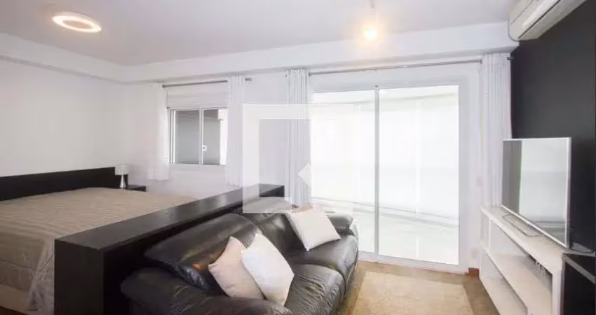 Kitnet / stúdio para aluguel - brooklin, 1 quarto,  54 m² - são paulo