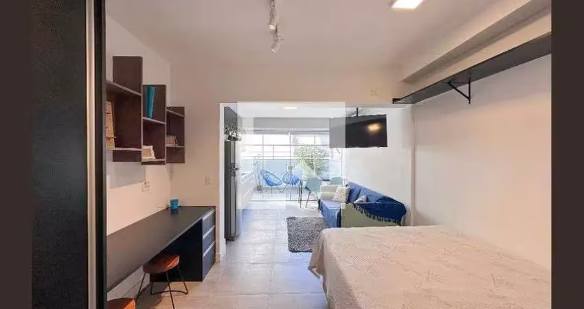 Kitnet / stúdio para aluguel - brooklin, 1 quarto,  41 m² - são paulo
