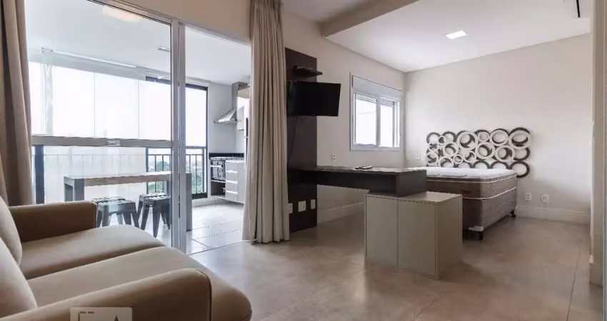 Kitnet / stúdio para aluguel - brooklin, 1 quarto,  37 m² - são paulo