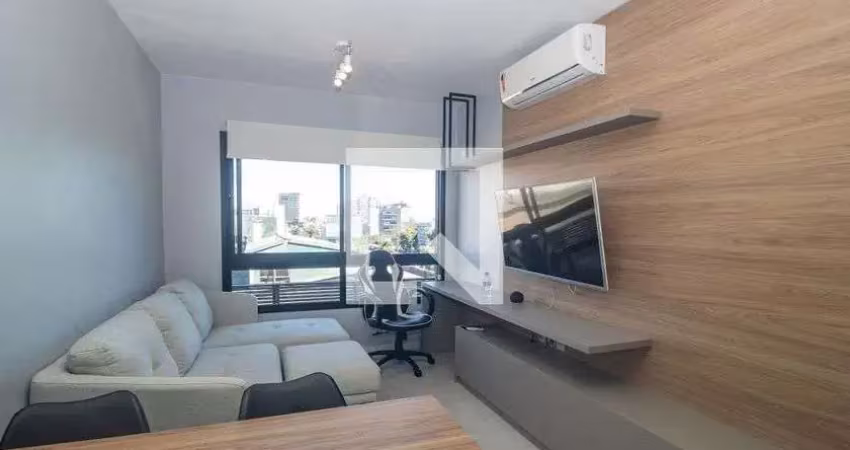 Apartamento para aluguel - azenha, 1 quarto,  41 m² - porto alegre