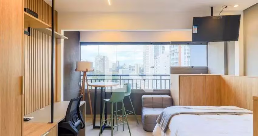 Kitnet / stúdio para aluguel - chácara santo antonio, 1 quarto,  25 m² - são paulo