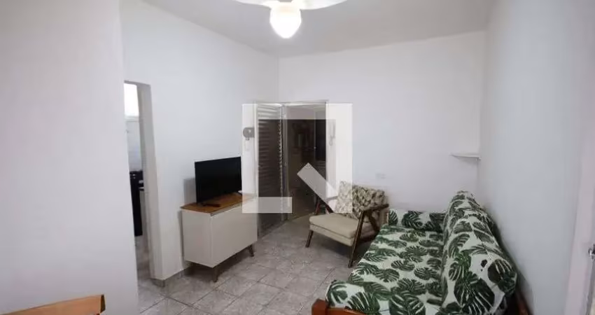 Apartamento para aluguel - canto do forte, 1 quarto,  40 m² - praia grande