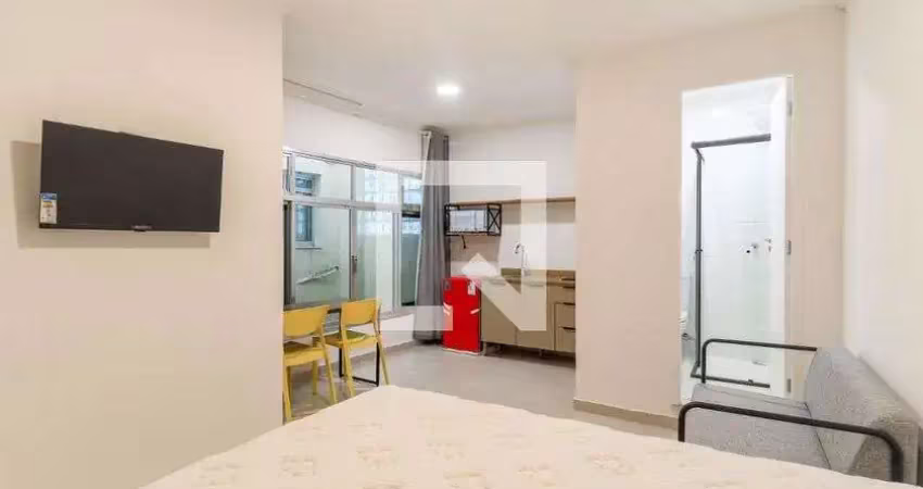 Kitnet / stúdio para aluguel - brooklin, 1 quarto,  20 m² - são paulo