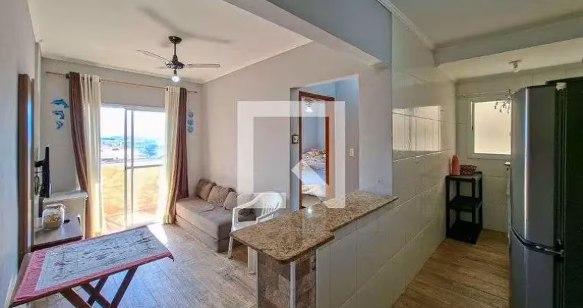 Apartamento para aluguel - vila caiçara, 1 quarto,  36 m² - praia grande